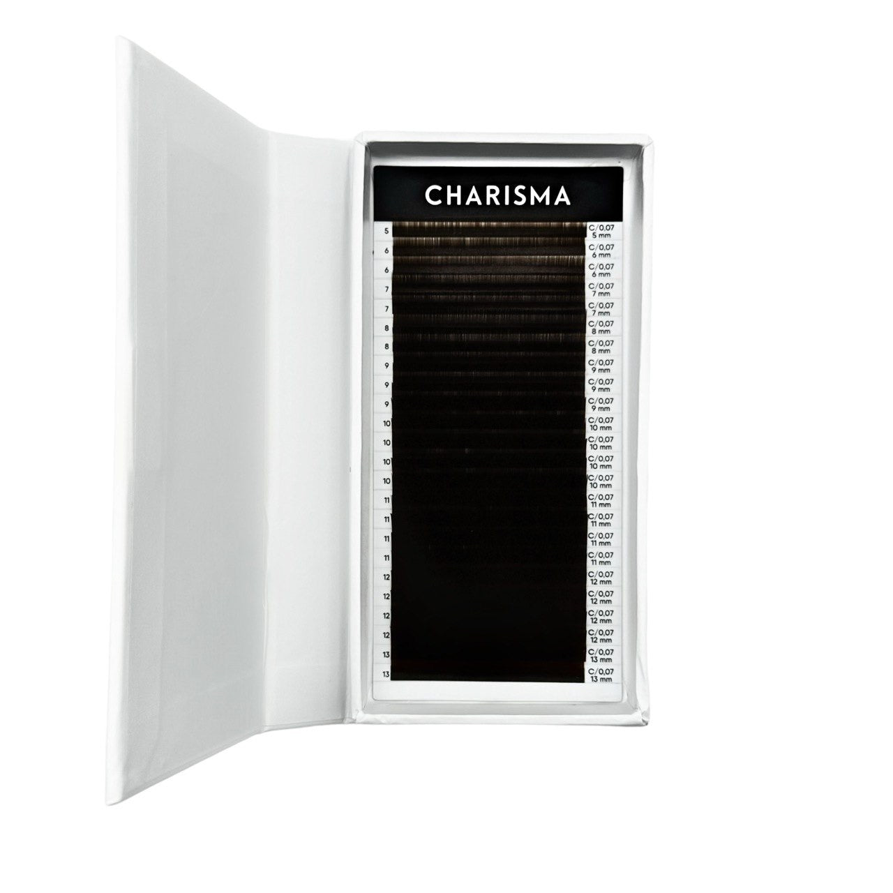 CHARISMA Dark Chocolate lashes SINGLE (24 lines)