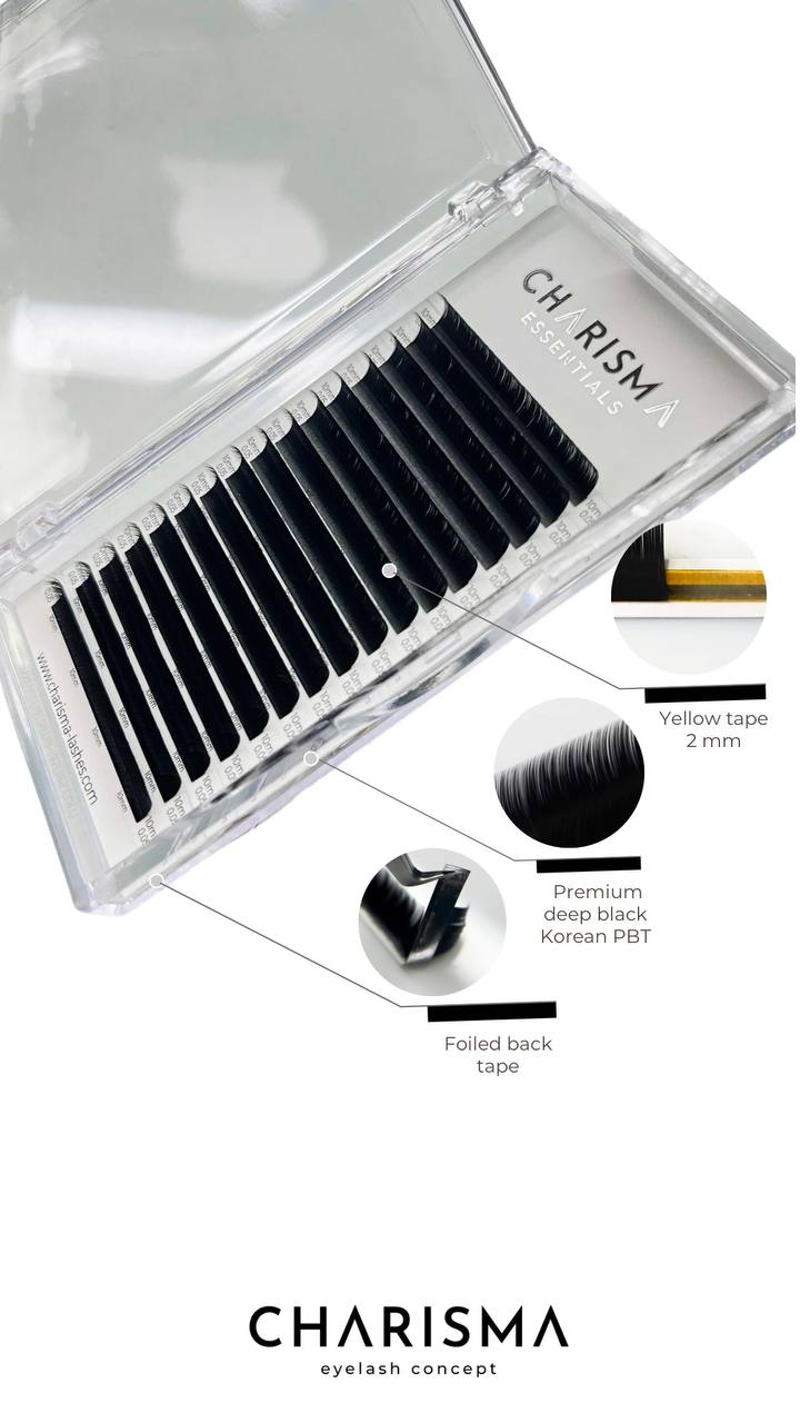 CHARISMA Essentials black lashes MIX (16 lines)