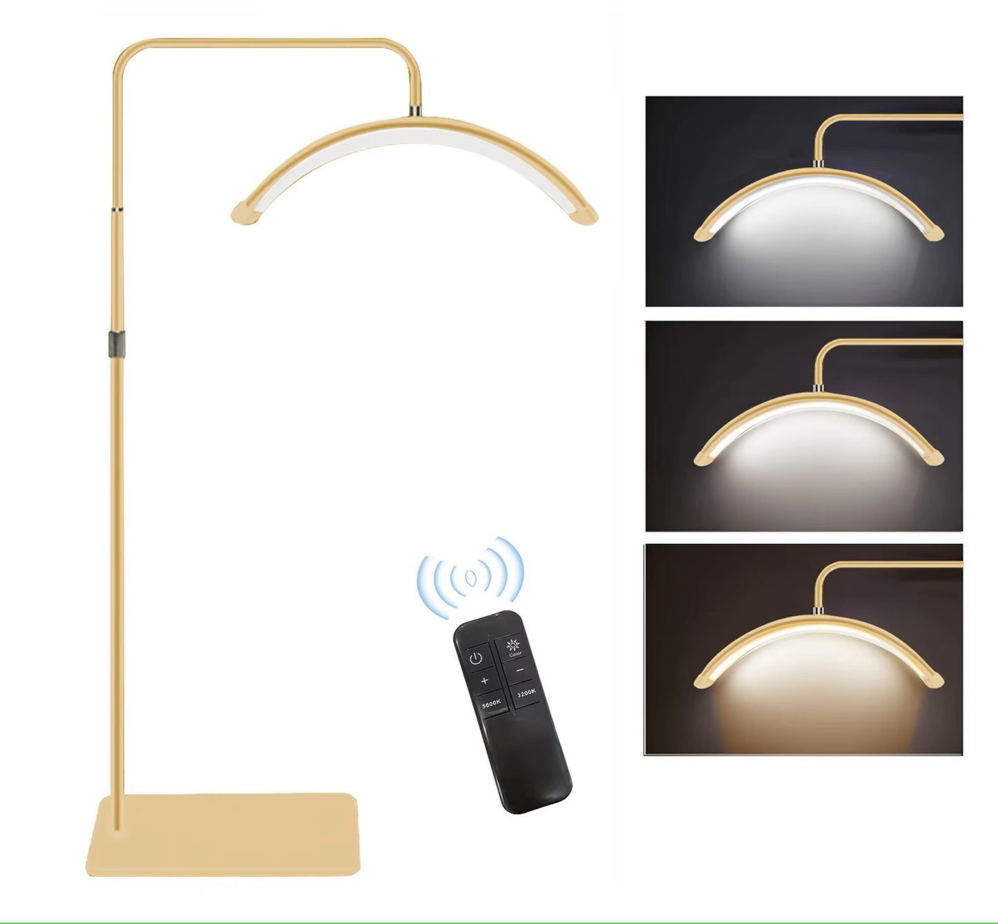 Kozmetična luč Half moon 180cm Metal Light Stand
