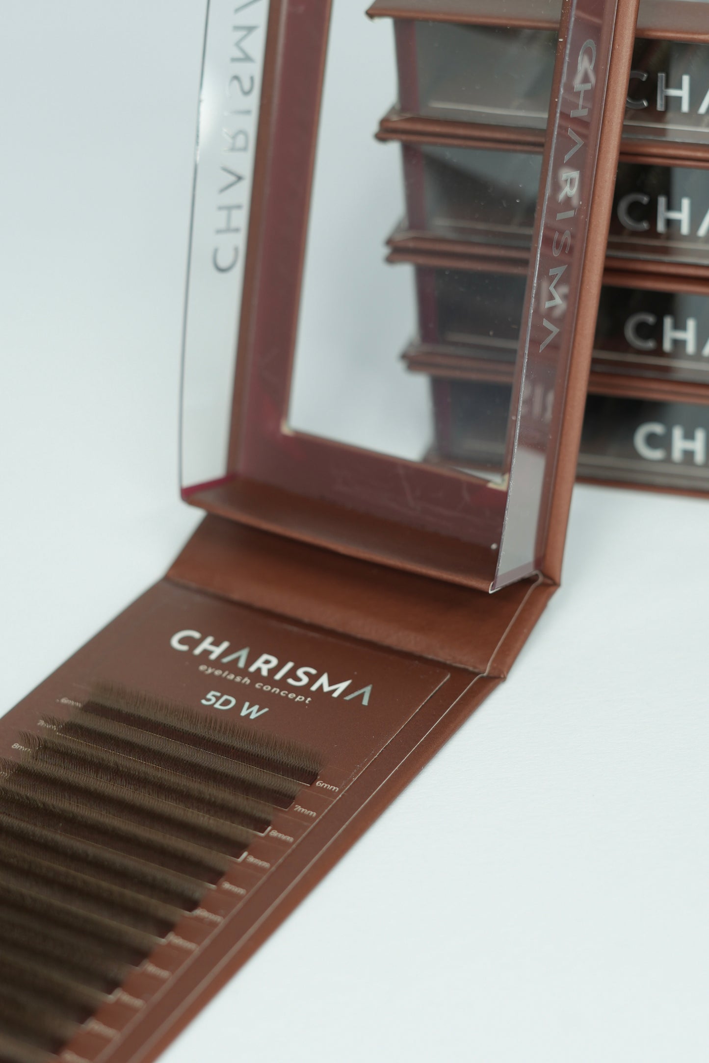 4DW- SPEEDY W-series Narrow fan Brown Lashes - MIX BOX