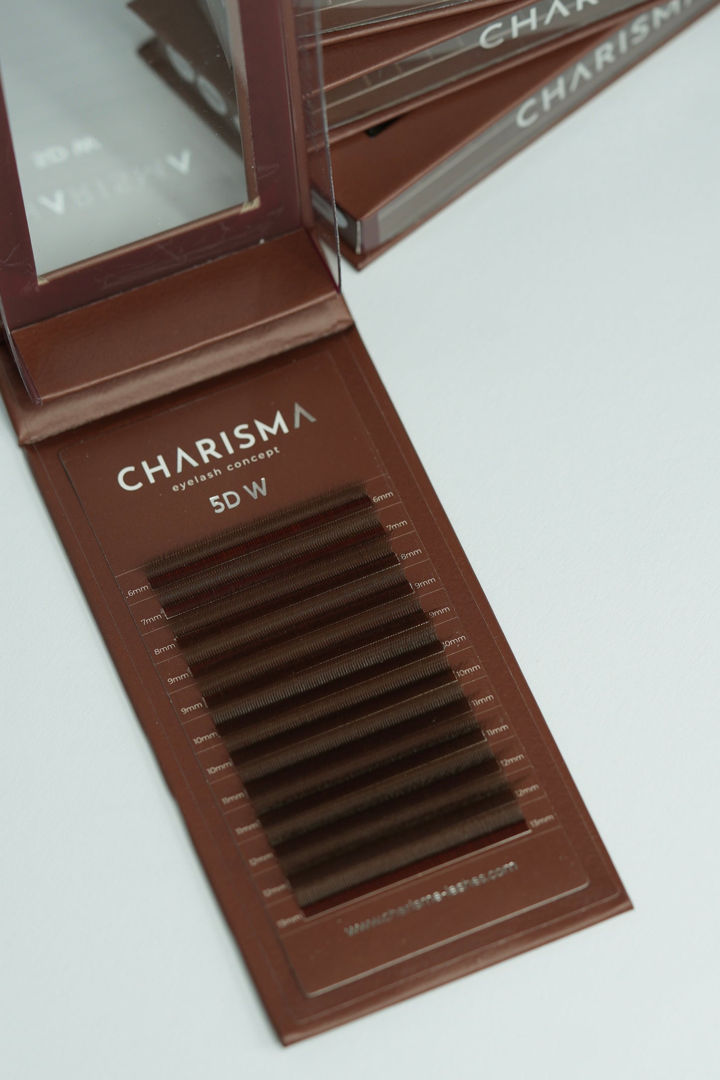 4DW- SPEEDY W-series Narrow fan Brown Lashes - MIX BOX