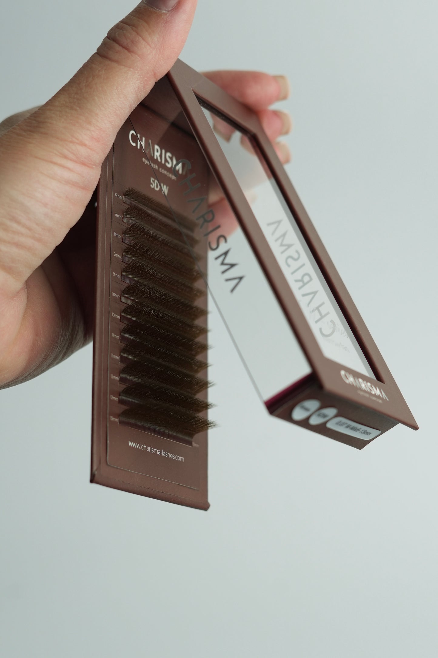 4DW- SPEEDY W-series Narrow fan Brown Lashes - MIX BOX